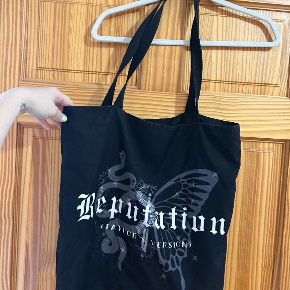 Reputation Black Tote Bag